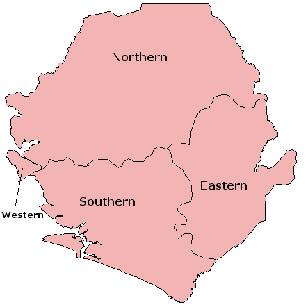 Subdivisions of Sierra Leone